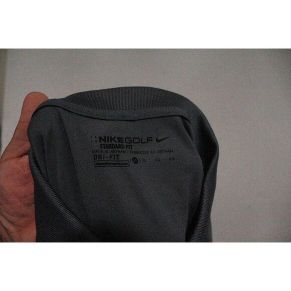 Nike Golf Men Gray Polo Shirt Dri Fit Standard Fit Size XL - Picture 2 of 8